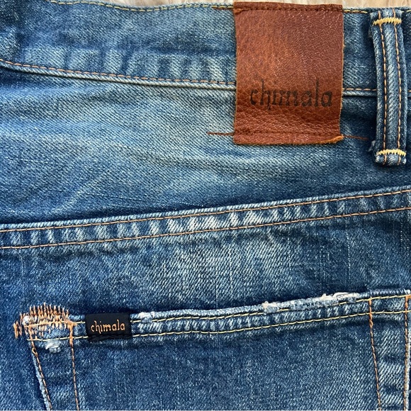 Chimala Japanese Selvedge Denim Cut Off Shorts - Picture 5 of 10